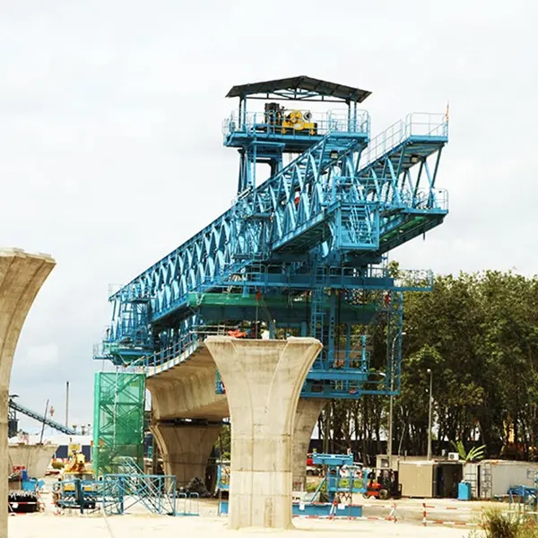 160 ton span by span beam launcher crane bridge technology suppliers