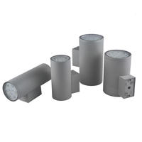 Lampes murales cylindriques LED extérieures étanches IP65 en aluminium rétro avec diffuseur en verre borosilicate Ra80 Garantie 3 ans AC85-265V 20000