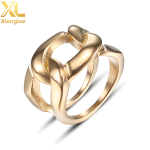 Bracelet géométrique unisexe Mirawell en acier inoxydable plaqué or 18 carats, style rétro croix française, tendance - Product Image 1