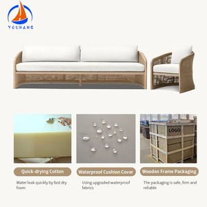 Juego de Muebles de Jardín de Ratán de Lujo a Precios de Fábrica, Muebles Tejidos a Mano, Juego de Jardín de Poliratán - Product Image 4