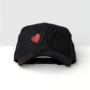 Nouvelles casquettes de baseball brodées Gorras El Barbas X Willito, 5 panneaux, visière incurvée, style vintage Heartbreaker Originals Barbas Hats - Product Image 1
