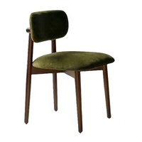Chaises de restaurant modernes nordiques et antiques Chaise en bois de chêne massif