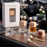 Diffuseur de parfum pour voiture, flacon vide pour grille d'aération, flacon vide pour parfum de voiture, clip de fixation pour grille d'aération