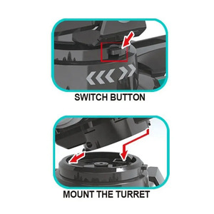Auto de Acrobacias a Control Remoto 2.4G con Disparo de Balas Blandas y Sensor de Gestos, Juguete para Niños - Product Image 4