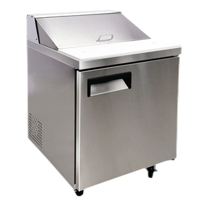 Mesa Refrigerada Comercial de Acero Inoxidable para Preparación de Ensaladas, Sándwiches y Pizzas - Product Image 3