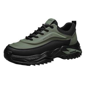 Chaussures tendance et confortables pour hommes, chaussures décontractées augmentant la taille de la marque, chaussures à semelles épaisses, polyvalentes, à couleur bloquée, pour papa - Product Image 3