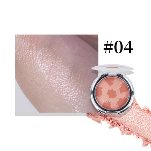 5 Couleurs Fard à joues végétalien sans cruauté animale, Maquillage visage scintillant personnalisé, Maquillage marque privée, Enlumineur crème texture purée de pommes de terre - Product Image 2