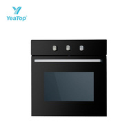 Horno de Convección/Turbo a Gas/Eléctrico Integrado de 60L, 600mm, Acero Inoxidable, Control Táctil LED, Temporizador Mecánico, Clase Energética A+++,