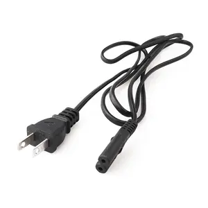 High Quality AC power cord China Type C8 Free Sample 2pin Plug Power Cable Extension Cord