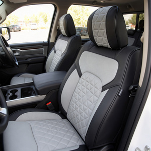 Housse de siège de luxe GANE Design en cuir Nappa multicolore, respirante et durable, adaptée aux sièges intérieurs Dodge Ram - Product Image 4