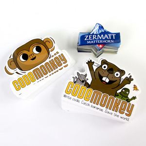 Pegatina Personalizada Troquelada, Resistente al Desgaste, Impermeable, de Vinilo de Alta Calidad para Decoración de Marcas, Laptops y Botellas de Agua - Product Image 2