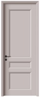 Puertas Interiores Modernas Tradicionales con Marco, Puerta Interior Moldeada Precolgada de Una Hoja, Derecha/Izquierda, MDF, Madera Sólida, Puerta Duradera