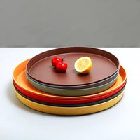 Ensembles d'assiettes à dîner de service réutilisables en PLA de luxe vaisselle et vaisselle pour la maison restaurant mariage-vaisselle jetable élégante