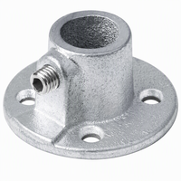 Raccord de base de rampe de 26,9 mm pour tuyau, compatible avec les tuyaux de 3/4 po Schedule 40