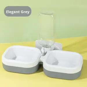 Tigela Dupla Suspensa para Gatos com Dispensador de Água para Uso em Gaiolas - Atacado de Suprimentos para Alimentação de Animais de Estimação - Product Image 6