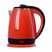 Bouilloire électrique personnalisée 1 8L grise pour le verre à eau à usage domestique avec protection contre l'ébullition et la chaleur.
