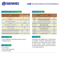 Approvisionnement d'usine Offre Spéciale de haute qualité Additifs alimentaires à bas prix Renforceurs de nutrition Poudre de polydextrose soluble dans les fibres alimentaires