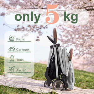 Passeggino leggero a 4 ruote con assorbimento degli urti in maglia traspirante sedile auto-Standing gravità piega OEM ODM EN-1888 - Product Image 5