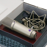 Microphone à condensateur à large diaphragme 87 Ai, idéal pour l'enregistrement en studio, les studios à domicile et les projets de voix off