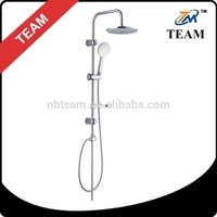 TM-1002 Chine Salle De Bain accessoire de douche en plastique chromé compléte colonne de douche pluie ensemble