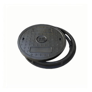 EN124 C250 D400 E600 중량급 안정성 강화 연성 주철 사각 및 원형 맨홀 커버 블랙 ZHENHAN 브랜드 - Product Image 6