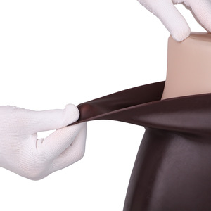 Funda de silicona líquida para pene con dildo integrado, ropa interior hueca para uso adulto masculino - Product Image 4
