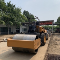 Rouleau compresseur vibrant de 4 à 8 tonnes (8000 kg) avec moteur diesel Yanmar, pneus en caoutchouc EPA, système entièrement hydraulique, moteur vibrant
