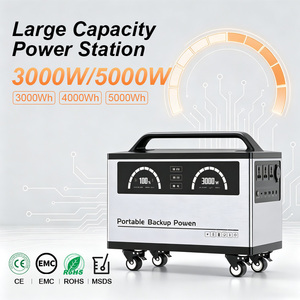Station d'alimentation solaire portable 3KW 4000Wh LiFePO4, générateur à onde sinusoïdale pure, contrôleur MPPT, lampe torche pour la maison et les situations d'urgence - Product Image 4