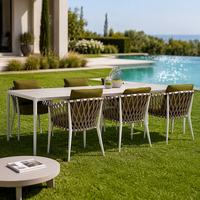 Ensembles de Jardin Extérieurs Nordiques : Chaise et Table de Loisirs pour Cour, Terrasse de Villa et Balcon – Mobilier d'Extérieur