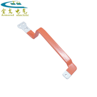 Boîtier de distribution de bus électrique en aluminium massif série 1050, durable, plaqué étain et revêtu par poudrage, pour applications électriques