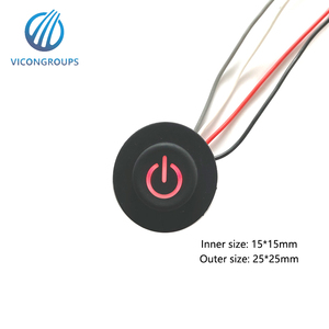OEM tùy chỉnh 5V, 7.4V, 12V 3 cấp độ <span class=keywords><strong>Silicone</strong></span> <span class=keywords><strong>push</strong></span> button chiếu sáng <span class=keywords><strong>Silicone</strong></span> nút cho sưởi ấm vest - Product Image 2
