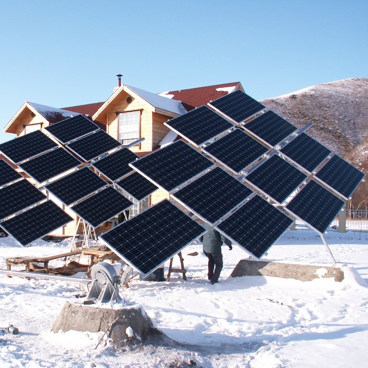 Новый дизайн, наклонная одноосевая система слежения за солнечной батареей