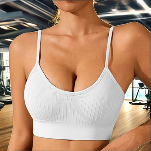 Soutien-gorge de sport BASHAsports grande taille respirant sans coutures à maintien élevé, absorbant les chocs, extensible dans quatre directions, séchage rapide pour femmes, fitness - Product Image 2