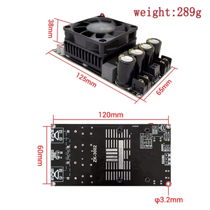 Bảng mạch khuếch đại kỹ thuật số mức sau tinh khiết ZK-3002 Bộ khuếch đại kênh đơn âm thanh nổi tpa3255 công suất cao cầu 300wx2 600W - Product Image 5