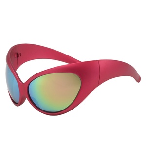 Nueva Tendencia en Gafas de Sol de Lujo Futuristas con Protección UV400, Estilo PC Oversized, Logotipo Personalizado, Venta al Por Mayor - Product Image 3