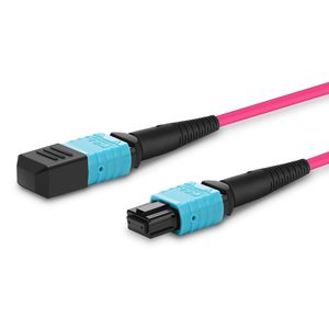 Câble de brassage <span class=keywords><strong>fibre</strong></span> optique MPO <span class=keywords><strong>RJ45</strong></span> 12 fibres femelle 400G 200G 100G 40G OM4 50/125 Multimode pour centre de données Ethernet Trunk 6C-MTP-1 - Product Image 5