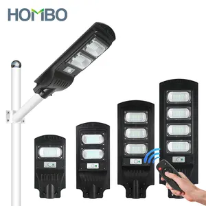 Outdoor IP65 Waterdichte Motion Sensor Afgelegen 20W 30W 50W 60W 100W 200W 250W 300W All In One Led Zonne-straat Licht