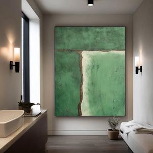 Pintura al Óleo Abstracta de Gran Tamaño, con Líneas Texturizadas en 3D, para Decoración de Interiores de Casas, Arte Decorativo Hecho a Mano, Venta al Por Mayor - Product Image 2