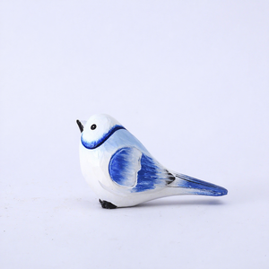 Resin Crafts Cute Animals Custom Souvenir Gifts <strong>Funny</strong> Blue <strong>Bird</strong> Figurines - Product Image 1