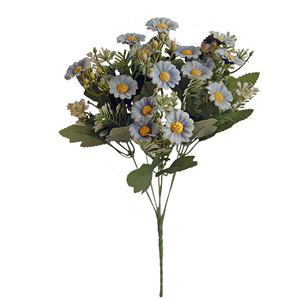 Bouquet de marguerites en soie artificielle, décoration réaliste pour l'intérieur, fleurs pour arche de mariage, accessoires de photographie - Product Image 6