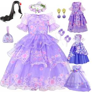 Costume de reine des neiges pour filles, meilleur costume de personnage de film, robe de princesse pour Halloween, cosplay pour filles - Product Image 3