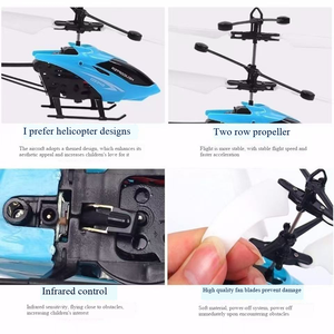 Hélicoptère télécommandé à double mode pour enfants, avec fonction de suspension gestuelle et éclairage lumineux, RC - Product Image 5
