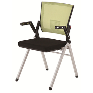 Fabricantes Suministro de alta calidad Marco de metal Reposabrazos plegables Sillas cómodas Respaldo inclinado Sillas de oficina duraderas - Product Image 3