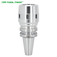 Pegangan Perkakas CNC MAS403 BT40 BT50 C25 C32 Chuck Collet Daya Lurus untuk Mesin Frais Material 40Cr Kekerasan HRC48-50