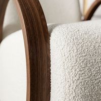 Fauteuil de loisirs en teck doré de qualité supérieure, structure moderne, écologique, dossier solide inclinable, structure robuste, meubles durables pour le salon