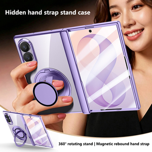 เคสโทรศัพท์แม่เหล็ก 3 in 1 สำหรับ Samsung Galaxy Fold8 Fold8 Wide พร้อมกระจกด้านหน้าในตัว ป้องกันเลนส์ยกสูง กันกระแทก - Product Image 3