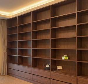 Bibliothèque en bois moderne et simple, nouvelle armoire de rangement décorative pour la maison, le bureau, l'école, l'hôtel, l'appartement ou l'immeuble de bureaux - Product Image 3