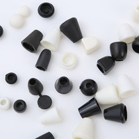 Rivets en plastique noirs en forme de champignon, attaches auto-bloquantes pour sacs à dos, bagages et accessoires textiles