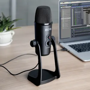 BOYA BY-PM700 Conference Condenser Studio ไมโครโฟน USB สำหรับ Mac แล็ปท็อปพีซีคอมพิวเตอร์บันทึกสตรีมมิ่งพอดคาสต์บทสัมภาษณ์