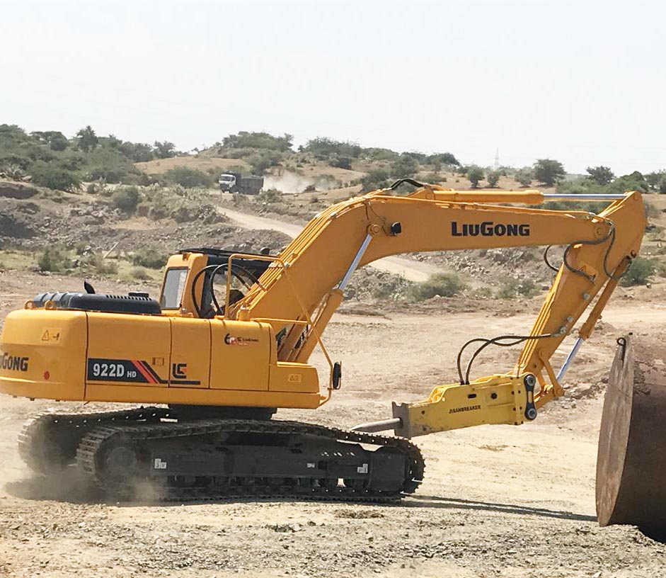 Tonnen-Bagger-Felsen-Unterbrecher-Hammer-Meißel 155mm KOMATSU 30-40 für PC300 PC400 1